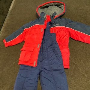 Kids size 5/6 snow bibs and jacket
